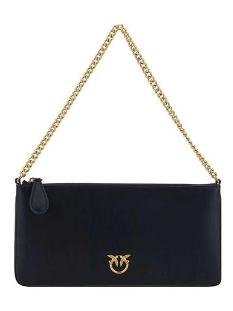 Black Calf Leather Bos Taurus Shoulder Bag