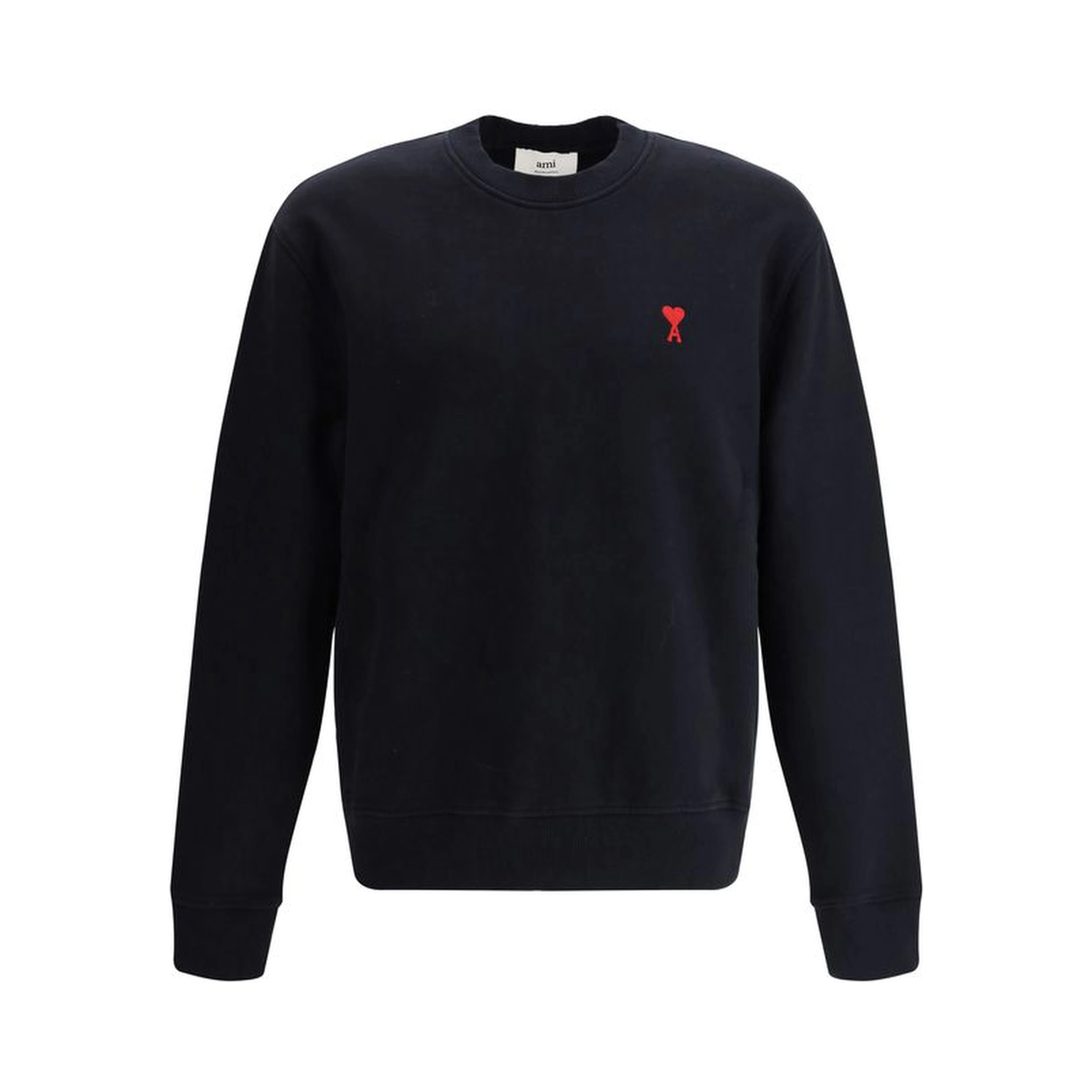 Black Cotton Sweatshirt