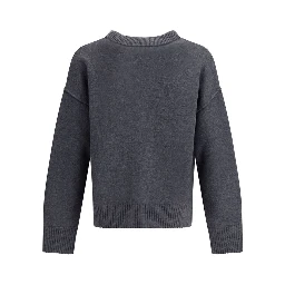 Gray Fleece Wool Cardigan