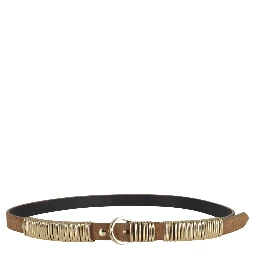 SUEDE RING BELT