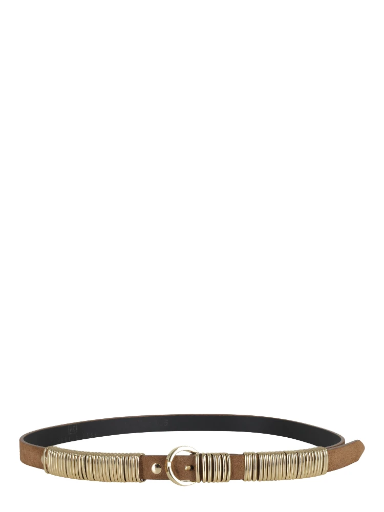 SUEDE RING BELT