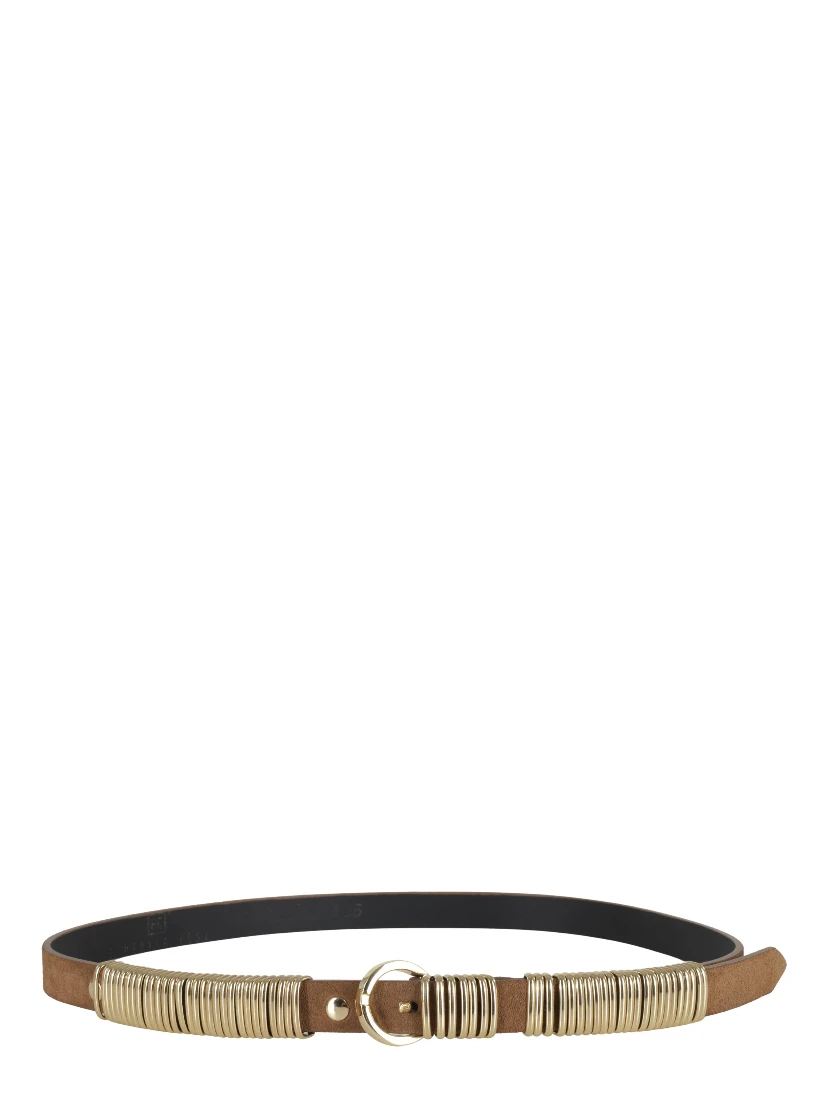 SUEDE RING BELT
