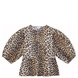 BLOUSE WITH "ANIMALIER" PRINT