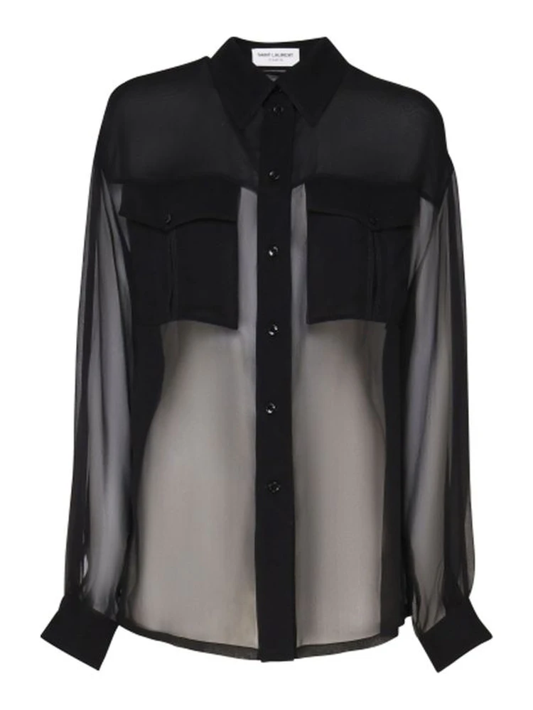 Black Silk Shirt