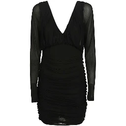 Black Viscose Cocktail Dress