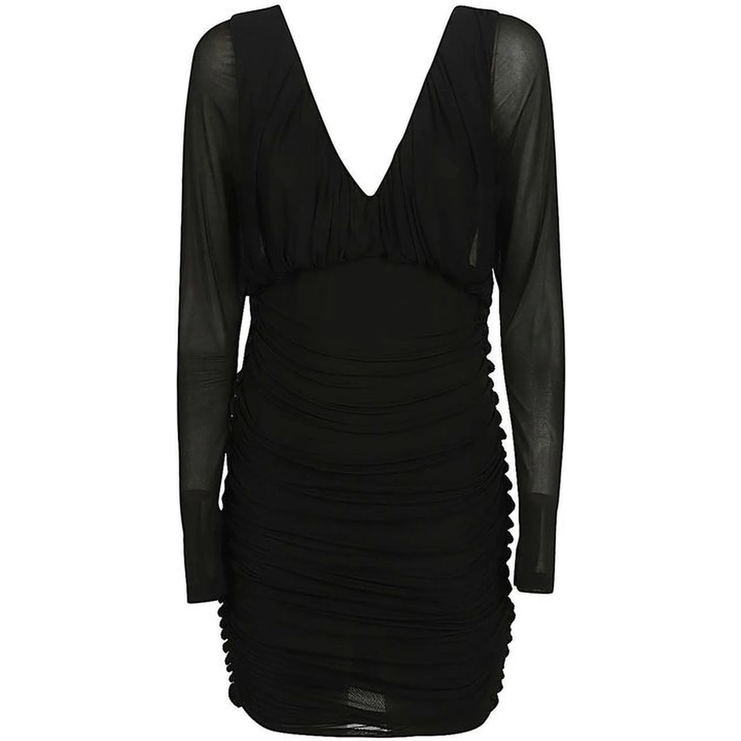 Black Viscose Cocktail Dress