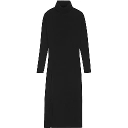 Black Cashmere Casual Dress