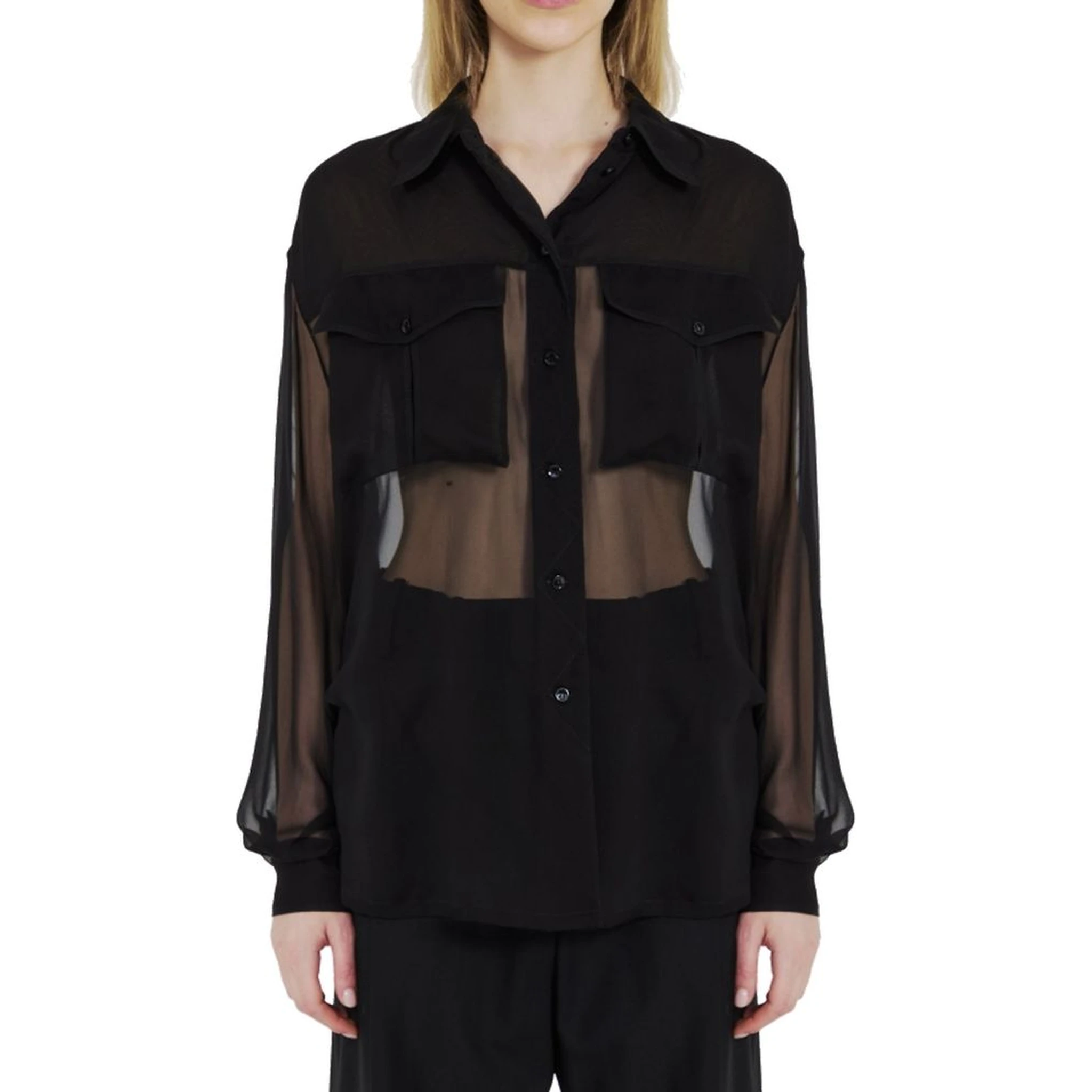 Black Silk Shirt