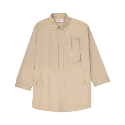 Beige Cotton Coat