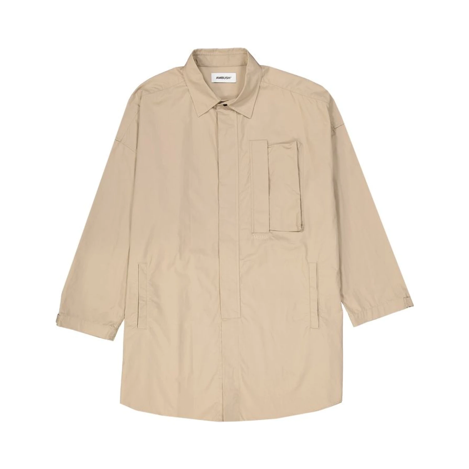 Beige Cotton Coat