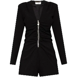 Black Acetate Jumpsuit