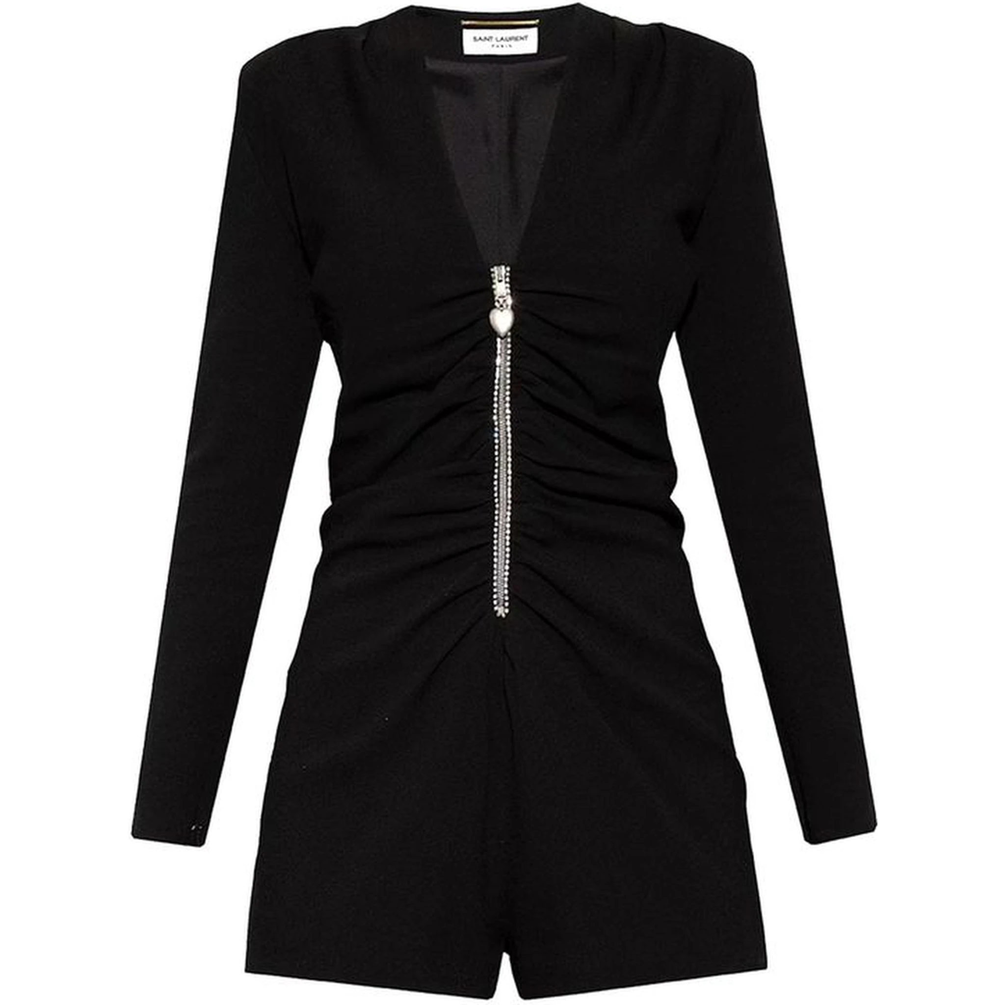 Black Acetate Jumpsuit