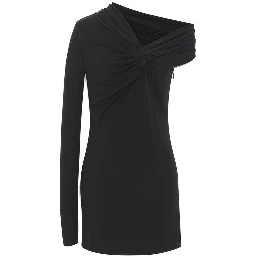 Black Viscose Casual Dress
