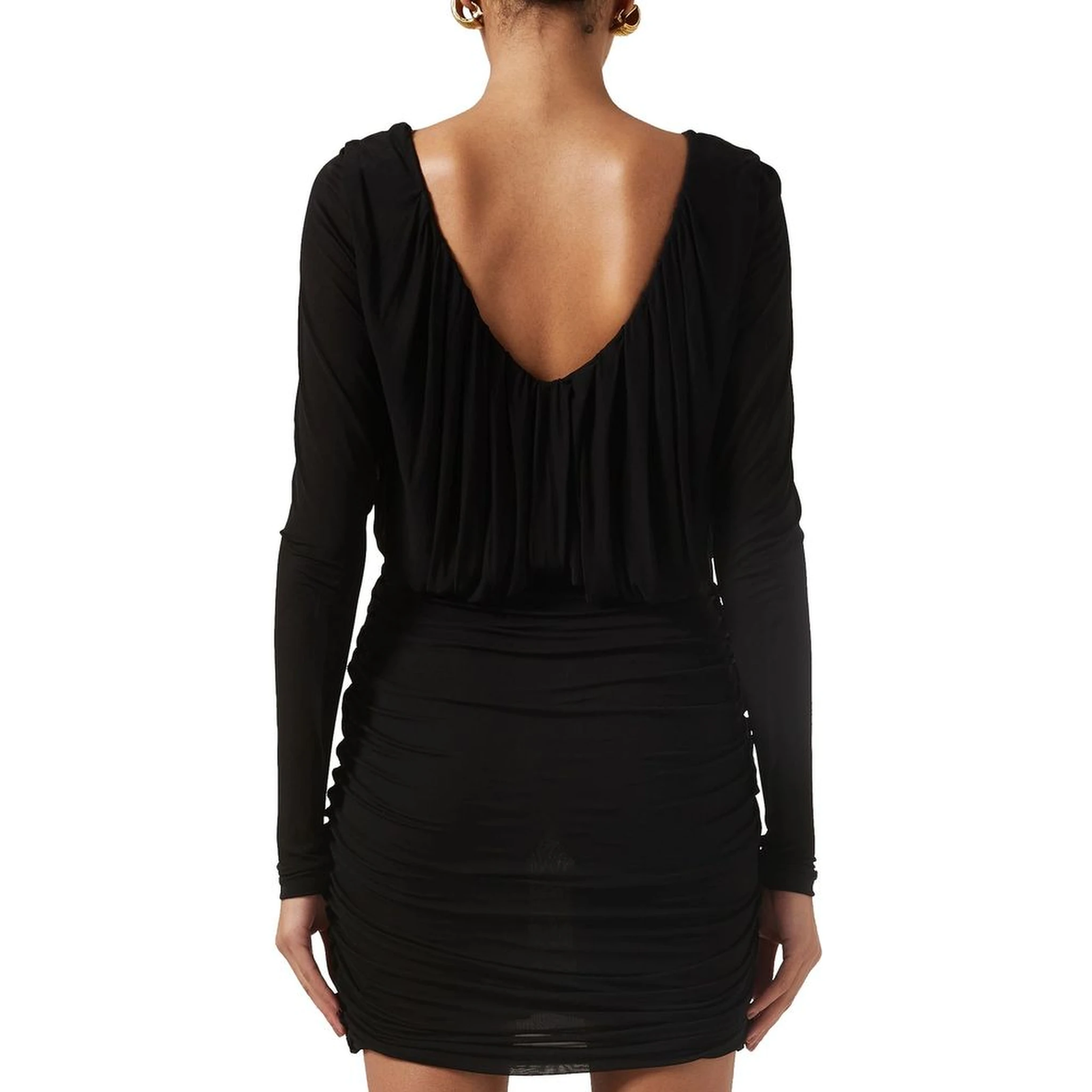Black Viscose Cocktail Dress