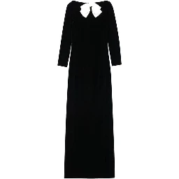 Black Viscose Casual Dress