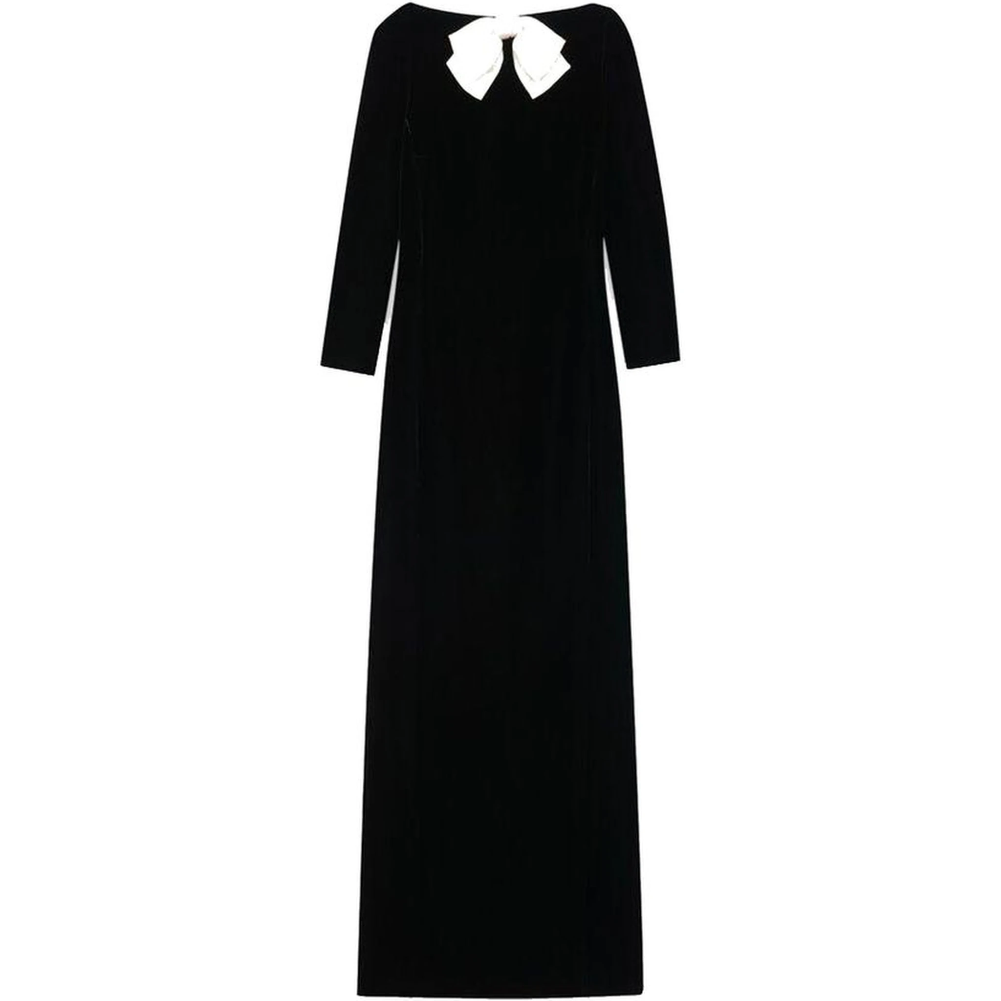 Black Viscose Casual Dress
