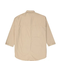 Beige Cotton Coat