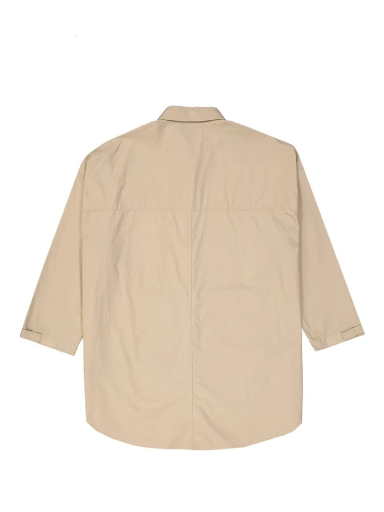Beige Cotton Coat alternative