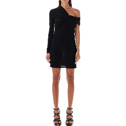 Black Viscose Casual Dress