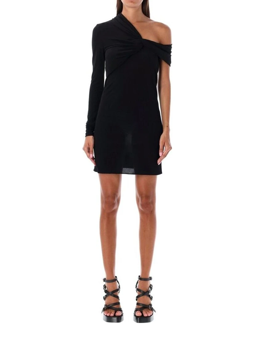 Black Viscose Casual Dress