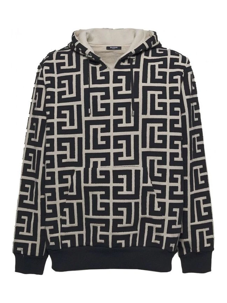 Beige Cotton Sweatshirt