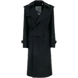 Black Polyester Coat