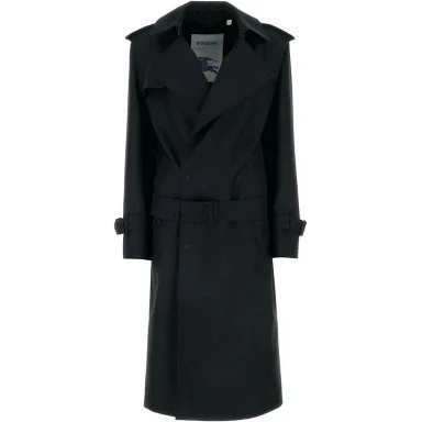 Black Polyester Coat