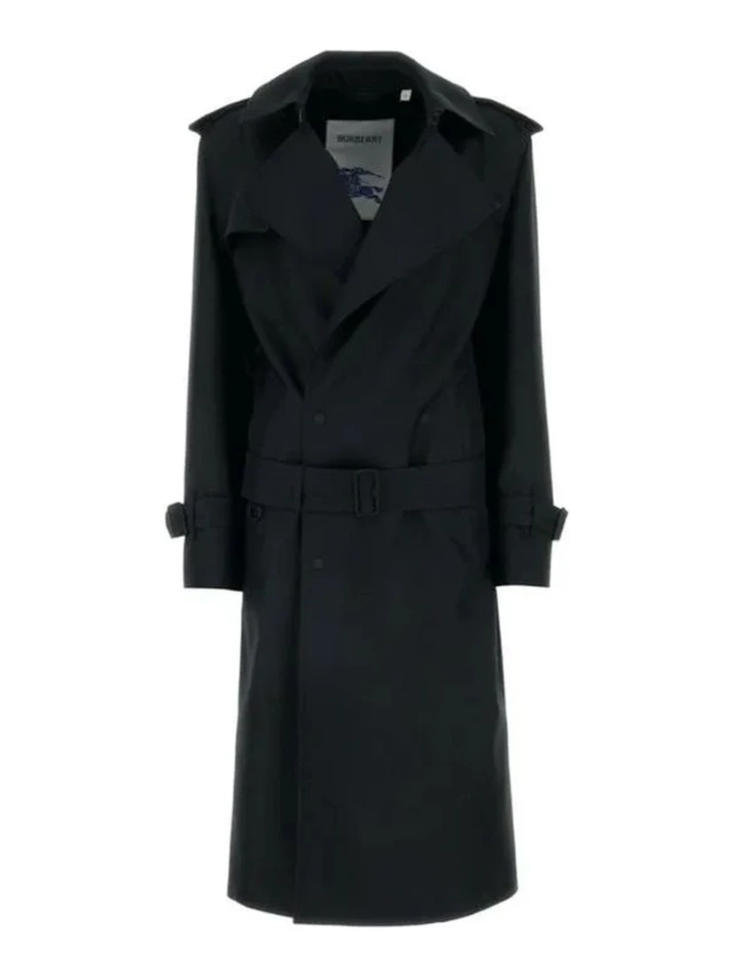 Black Polyester Coat