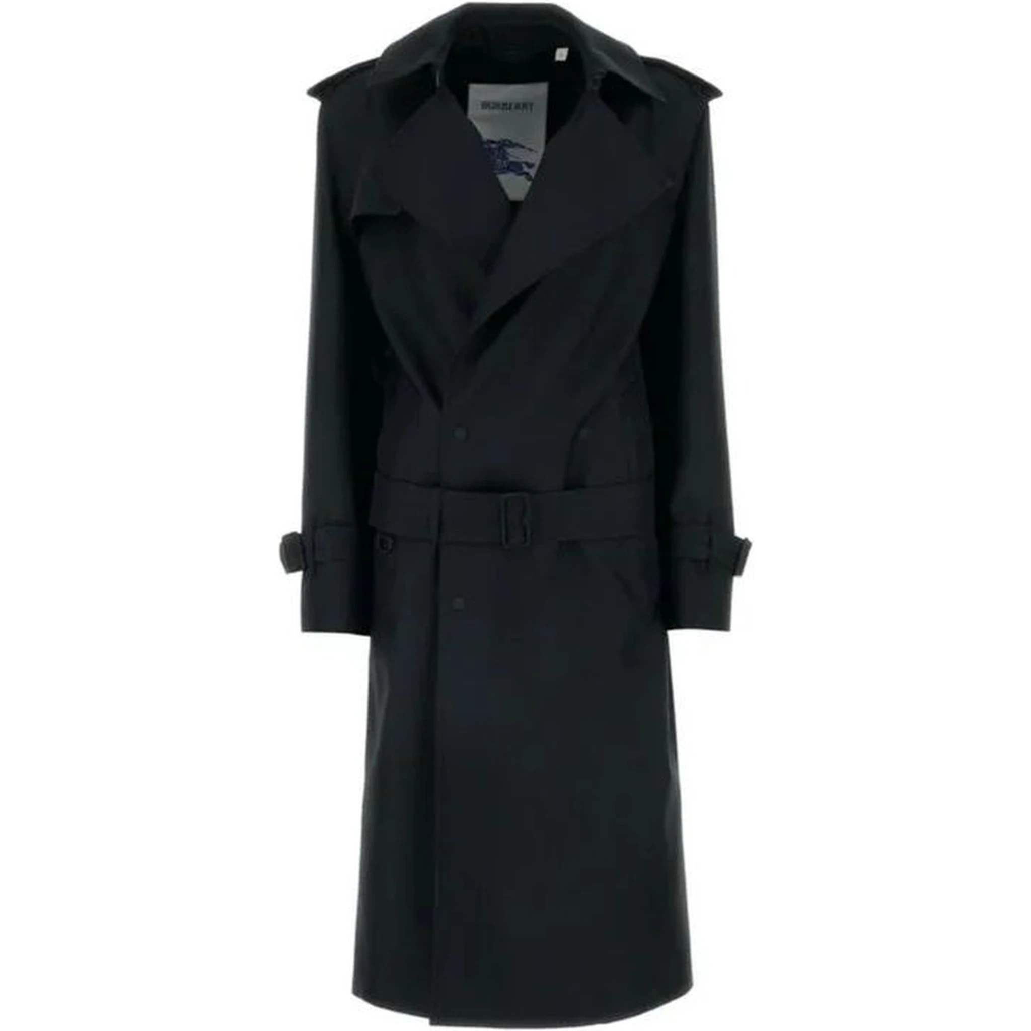 Black Polyester Coat