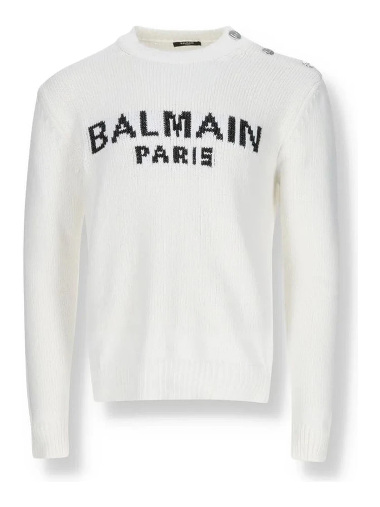 White Cotton Sweatshirt