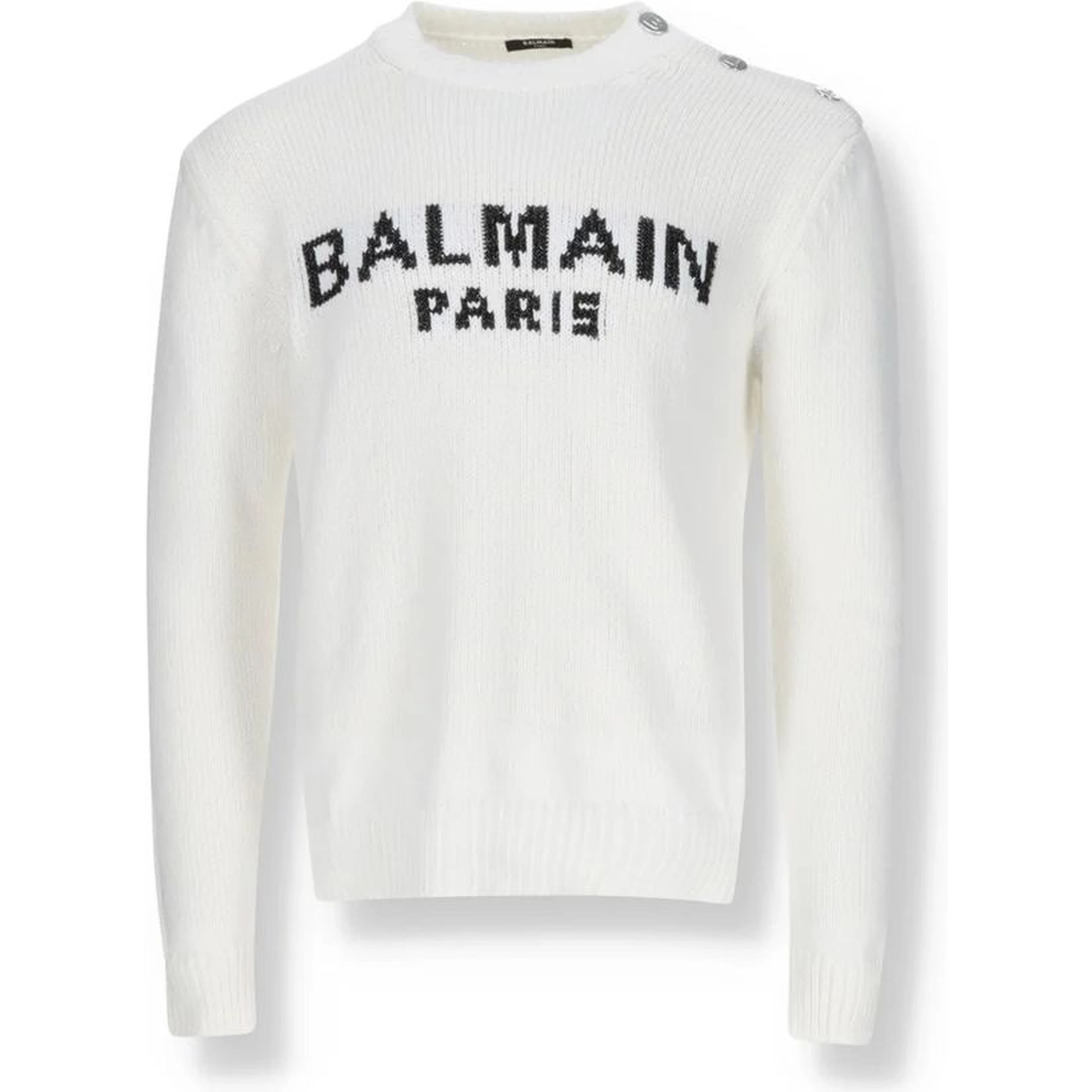White Cotton Sweatshirt