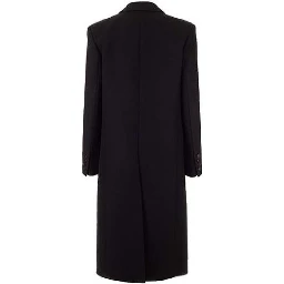 Black Acetate Coat