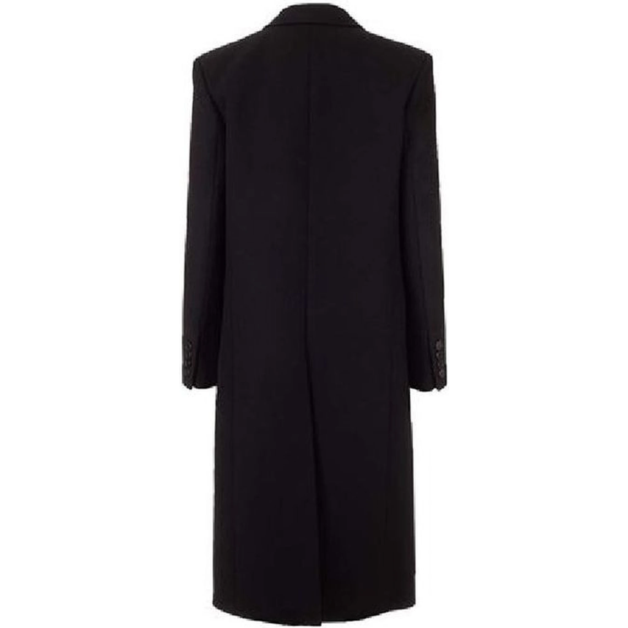 Black Acetate Coat