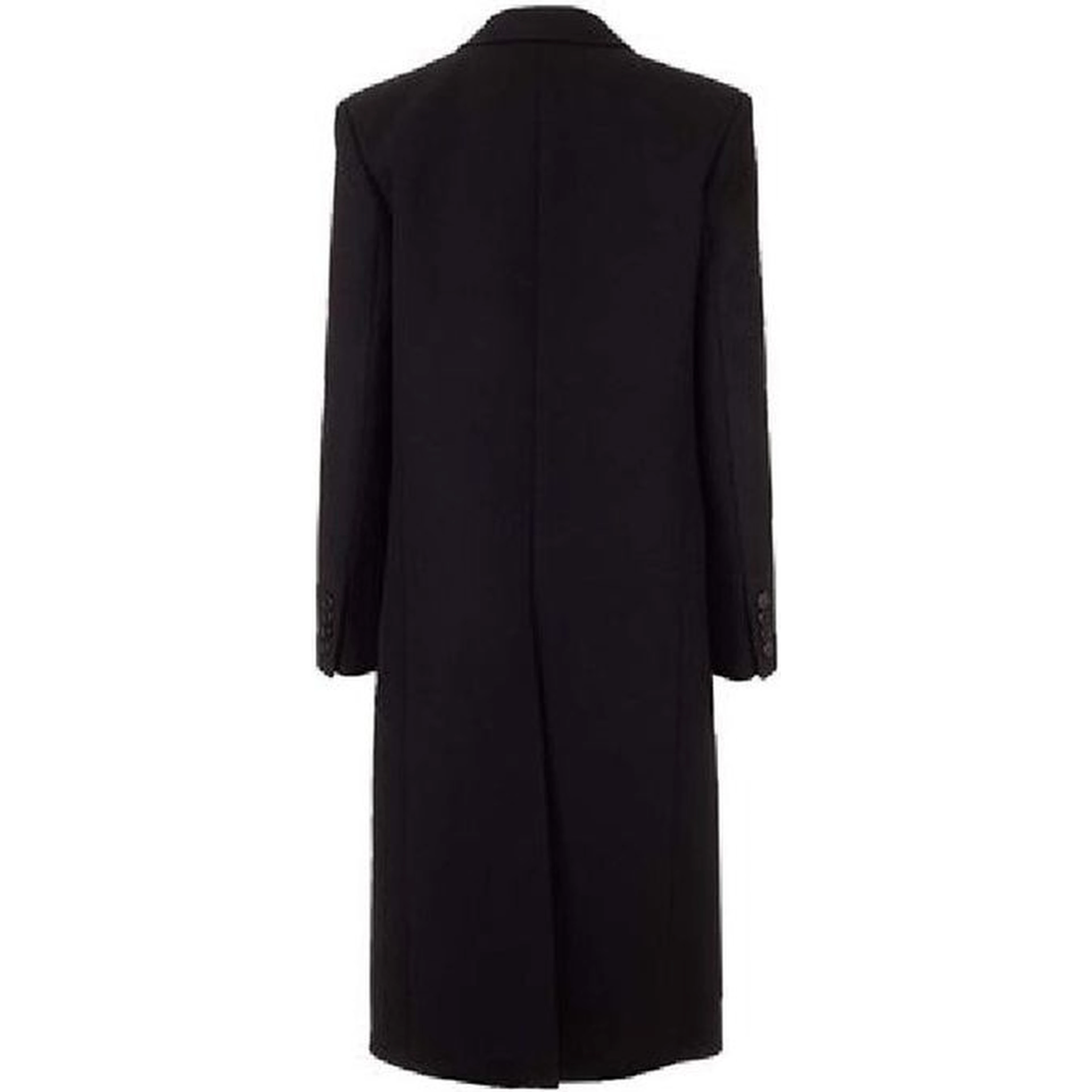 Black Acetate Coat