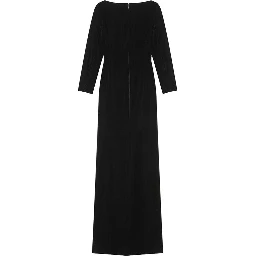 Black Viscose Casual Dress