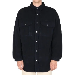 Blue Marabou Coat