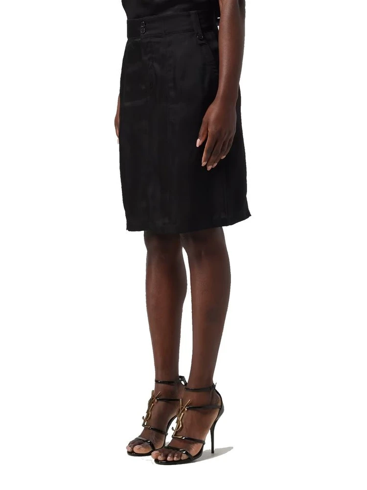 Black Copper Midi Skirt alternative