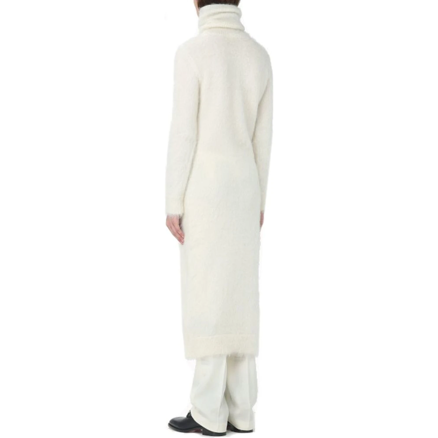 White Mohair Sweatshirt