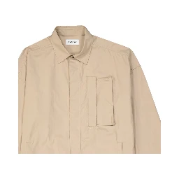 Beige Cotton Coat