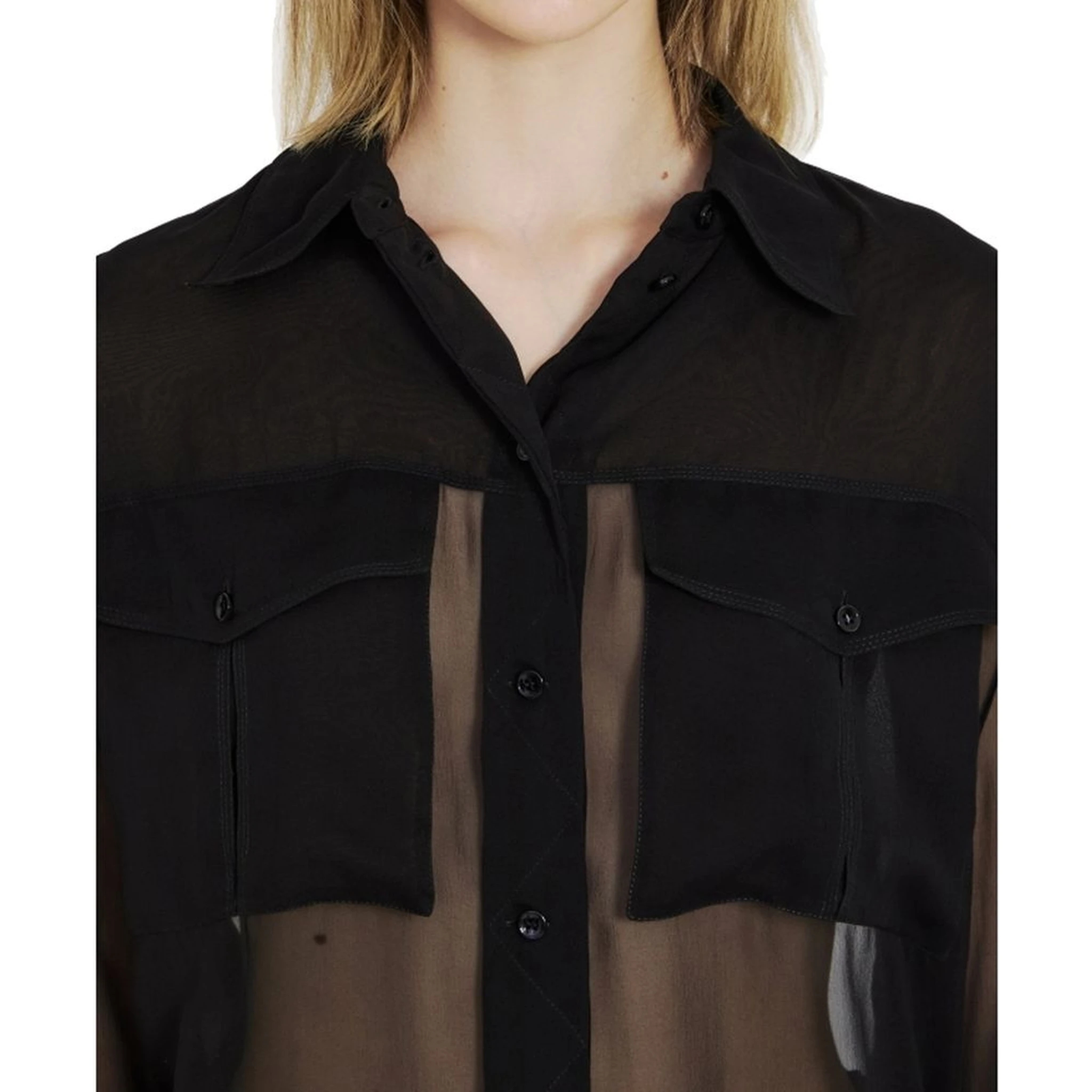Black Silk Shirt