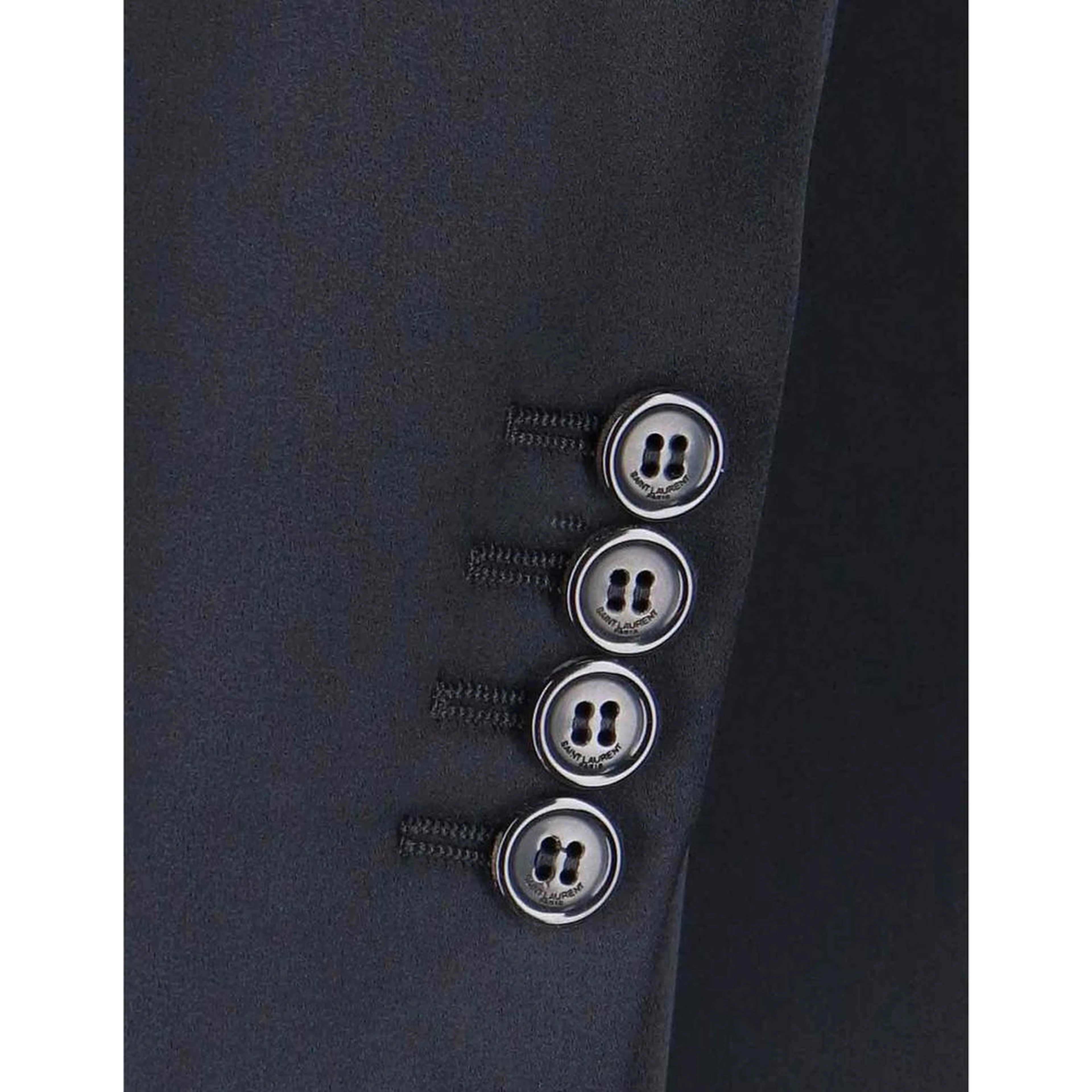 Black Acetate Coat