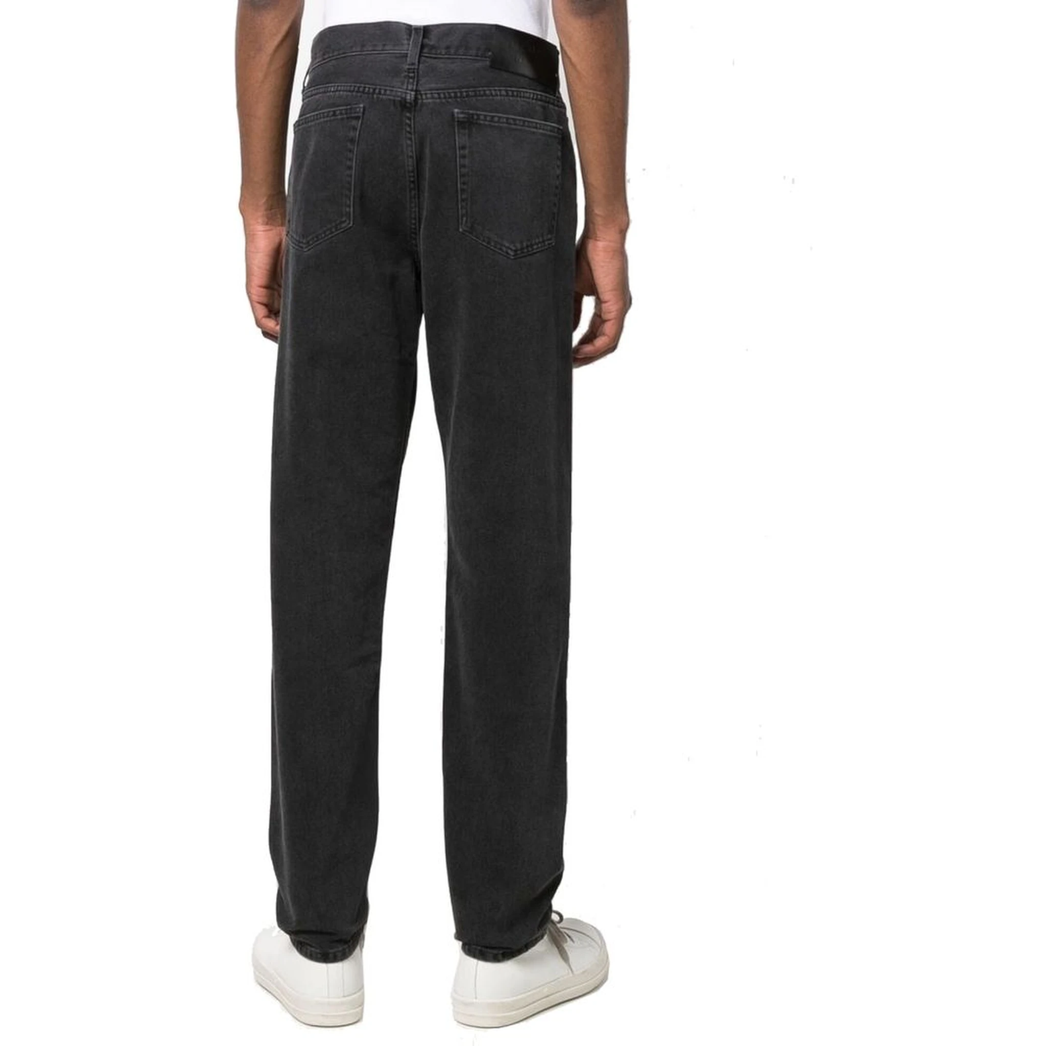 Black Cotton Slim Fit Jeans