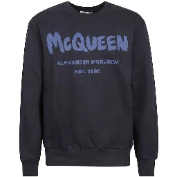 Blue Cotton Sweatshirt