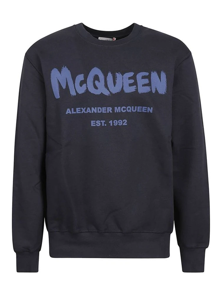 Blue Cotton Sweatshirt