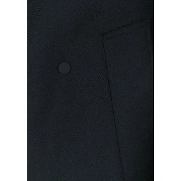 Black Polyester Coat