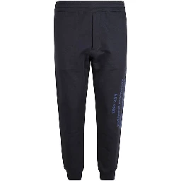 Blue Cotton Joggers (Workout Pants)