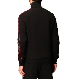 Black Viscose Sweatshirt