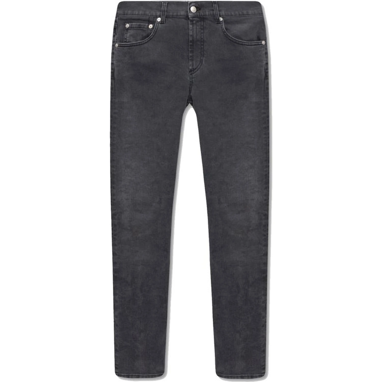Black Cotton Skinny Jeans