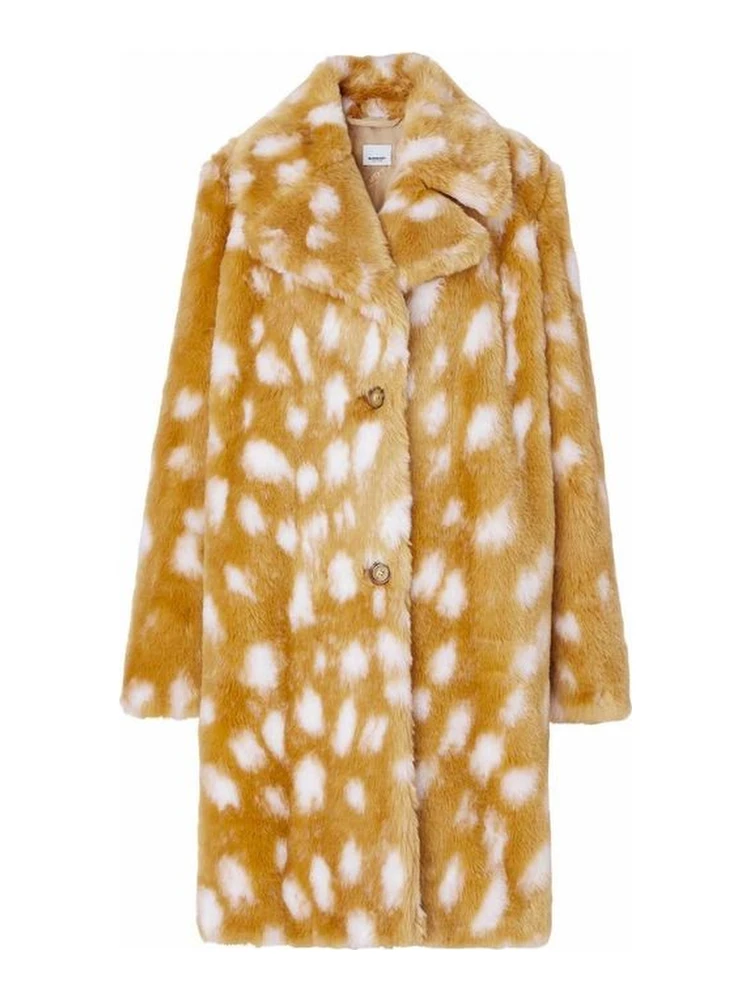 Beige Lambskin Coat