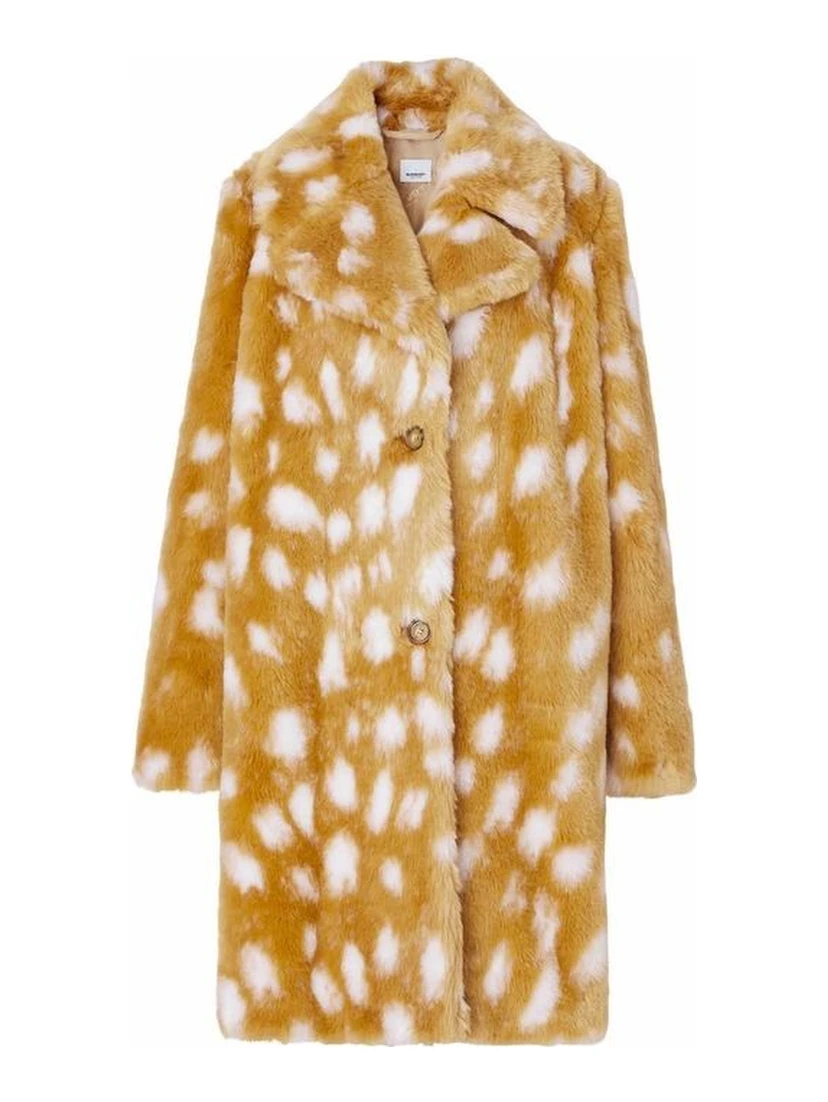 Beige Lambskin Coat